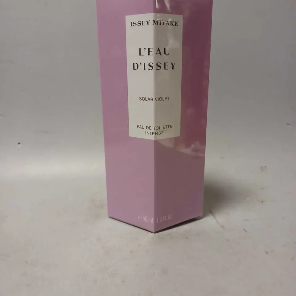 BOXED AND SEALED ISSEY MIYAKE L'EAU D'ISSEY SOLAR VIOLET EAU DE PARFUM 50ML