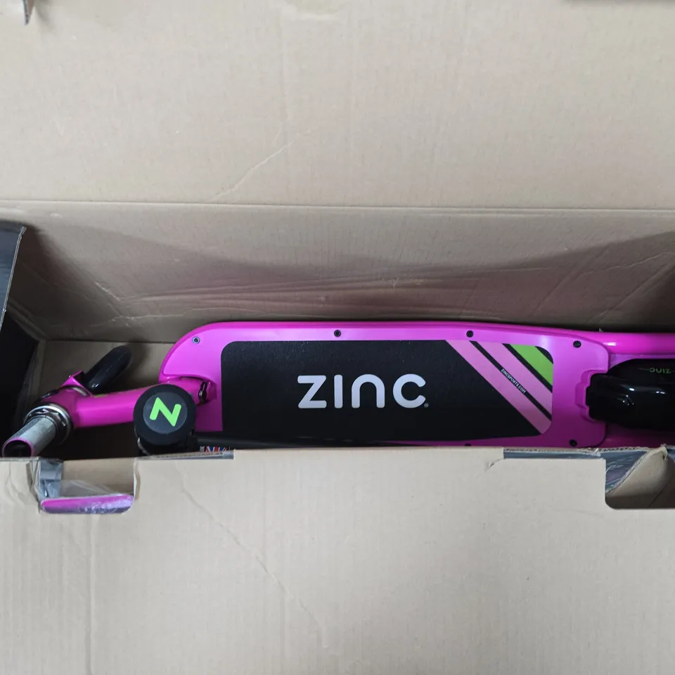 BOXED ZINC MODEL Z KIDS ELECTRIC SCOOTER - PINK 