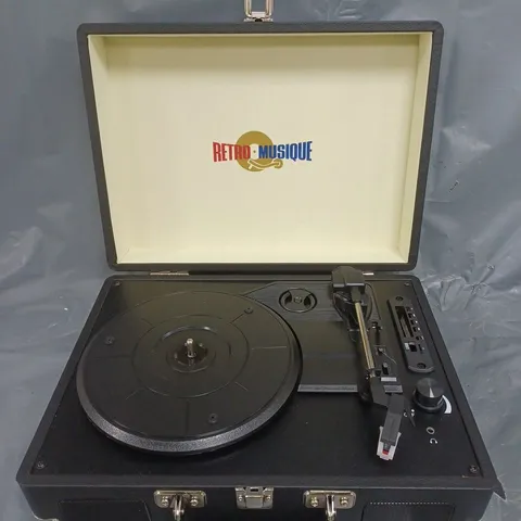 RETRO MUSIQUE SUITCASE STYLE TURNTABLE