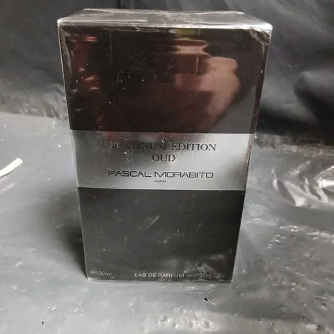BOXED AND SEALED PLATINUM EDITION OUD PASCAL MORABITO PARIS EAU DE PARFUM 100ML