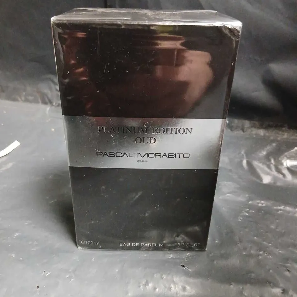 BOXED AND SEALED PLATINUM EDITION OUD PASCAL MORABITO PARIS EAU DE PARFUM 100ML
