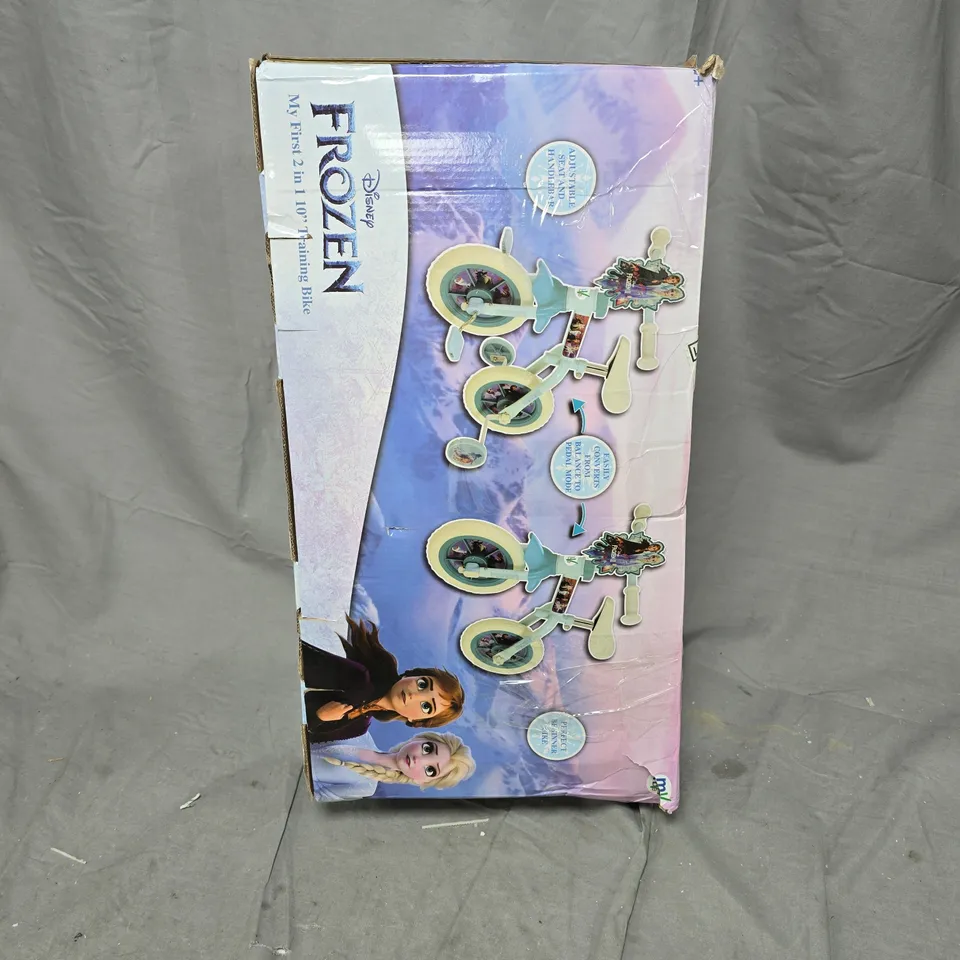 DISNEY FROZEN 2-IN-1 TRAINING BIKE