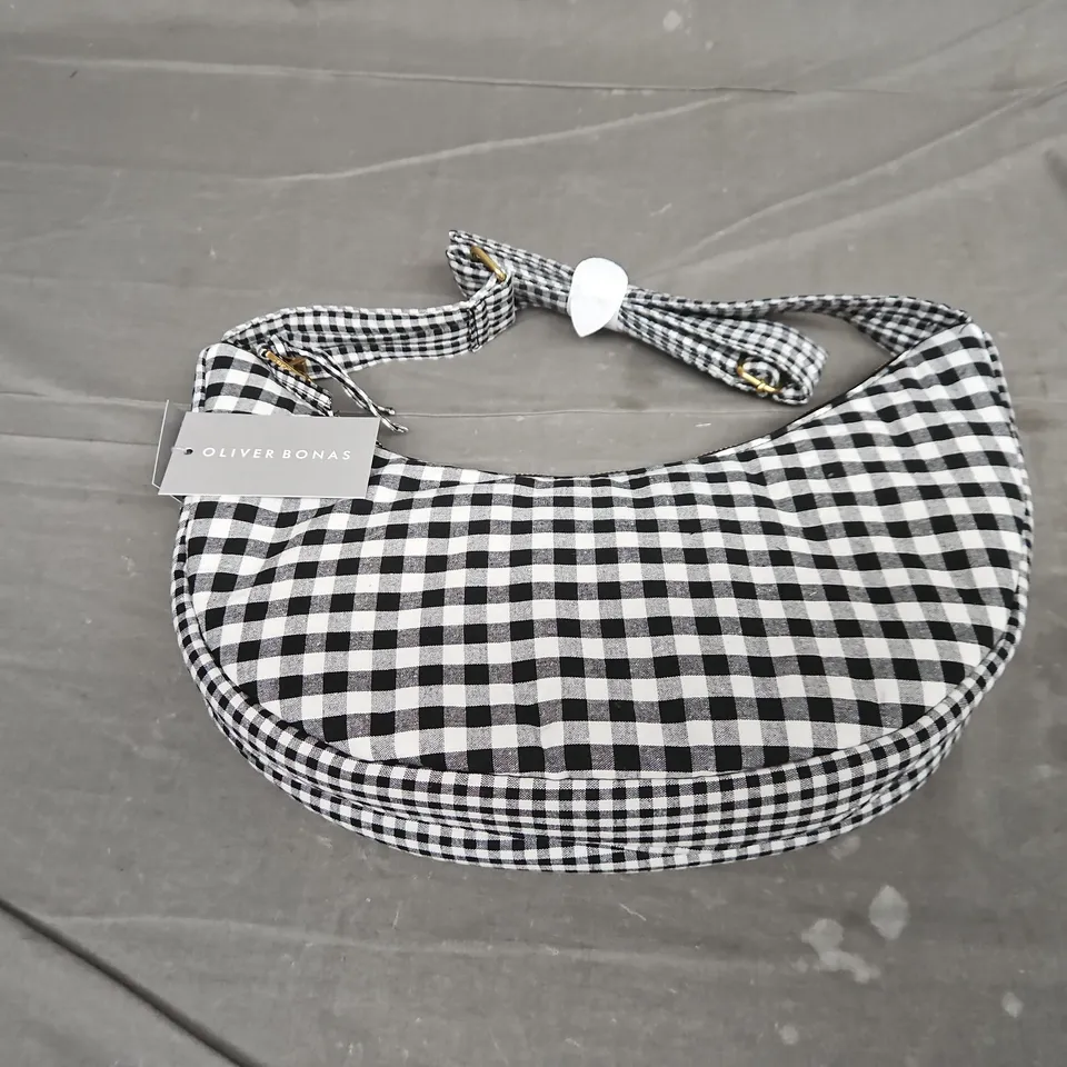 OLIVER BONAS DAISY GINGHAM BELT BAG