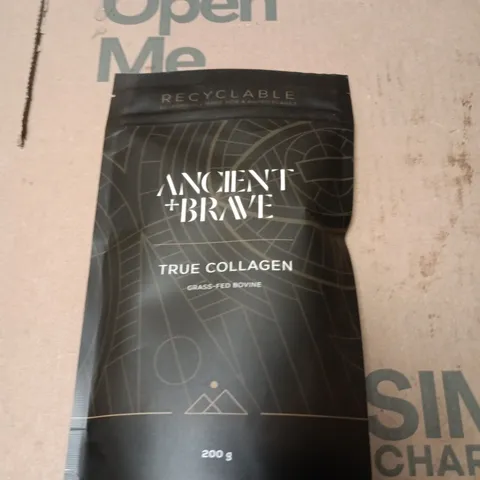 ANCIENT + BRAVE TRUE COLLAGEN – GRASS-FED BOVINE, 200 G - BB 12/2028