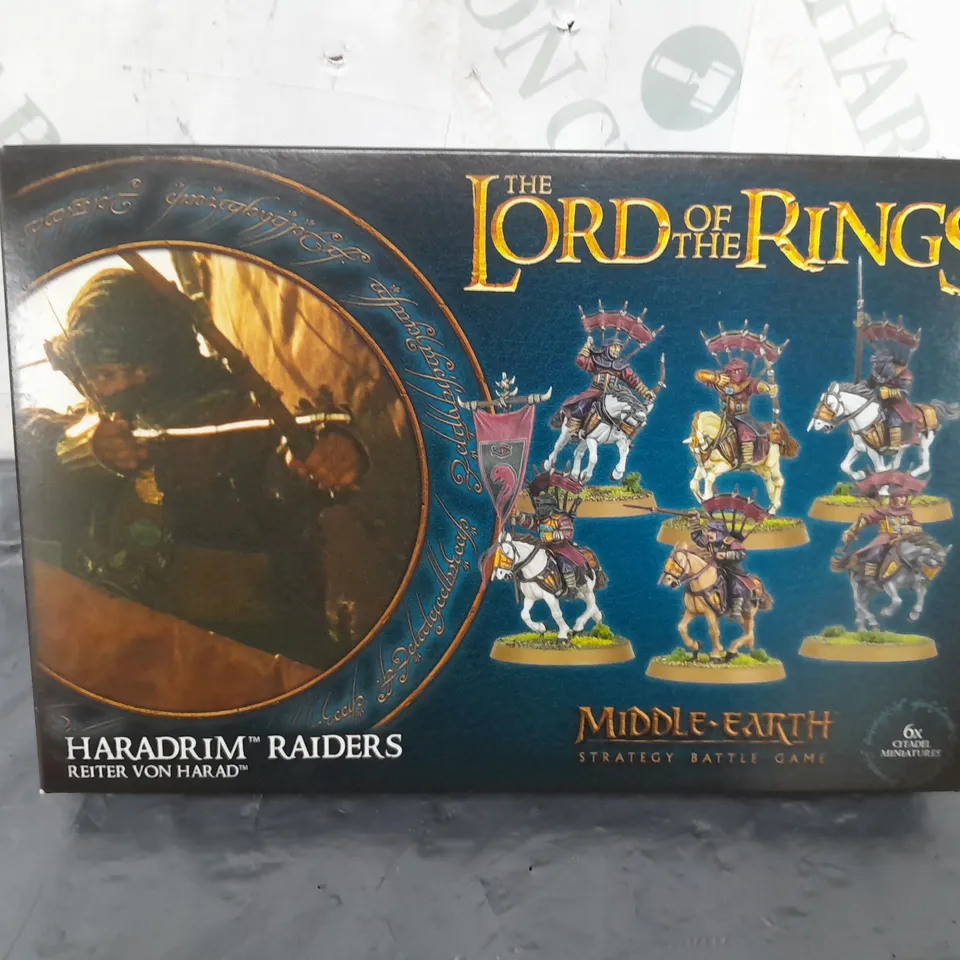 BOXED LORD OF THE RINGS: HARADRIM RAIDERS MINIATURES