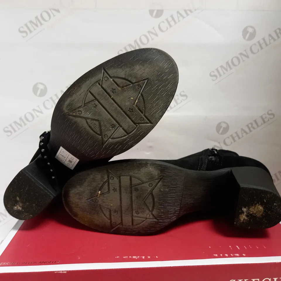 SKECHERS TAXI ZIPPER BOOTIES UK SIZE 5