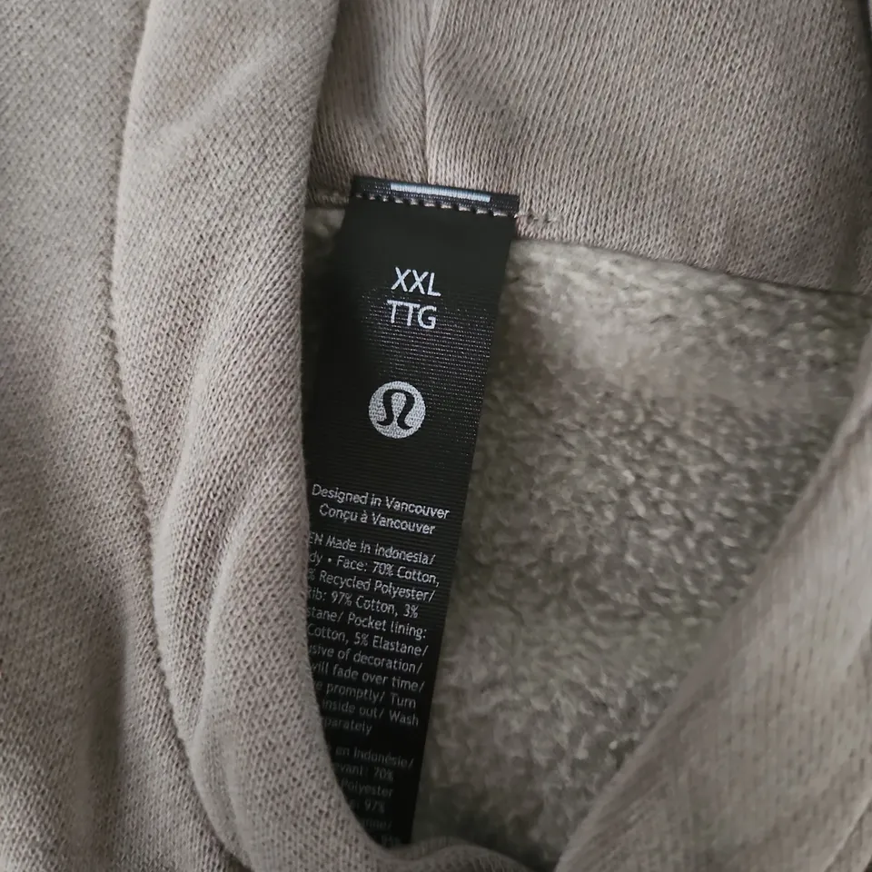 LULULEMON STEADY STATE PULLOVER HOODIE – XXL (GREY)