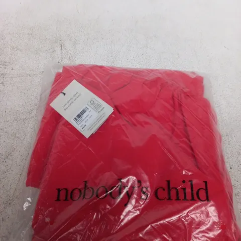 UK12 NOBODY'S CHILD RED JUMPSUIT