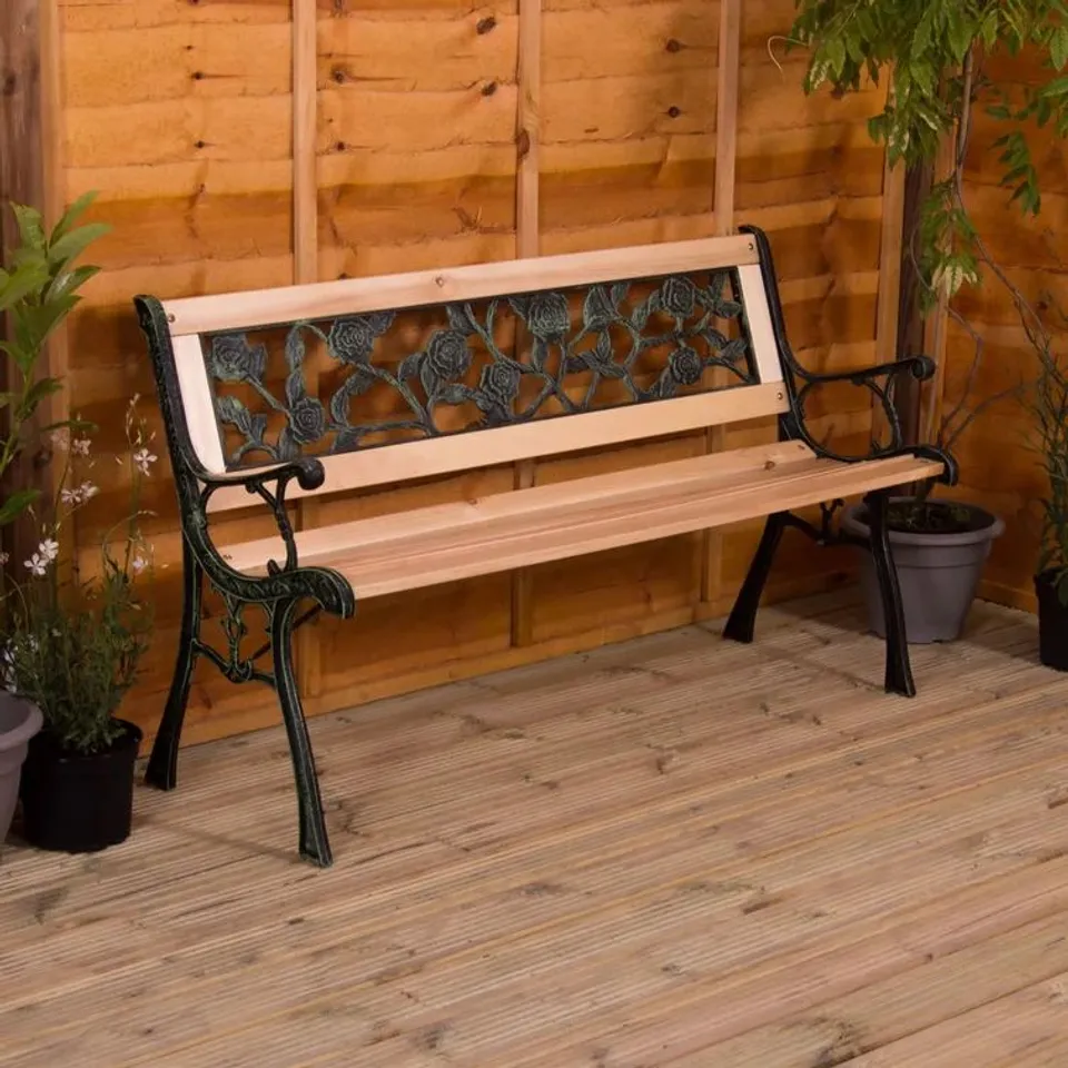 BOXED MILLEN ROSE BENCH (1 BOX)