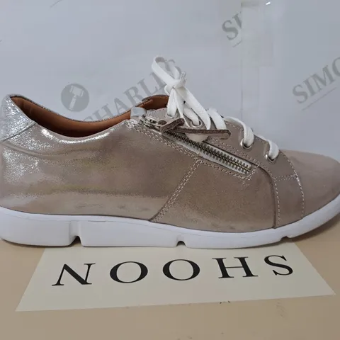 BOXED SHOON ELEKTRA TRAINER GOLD SIZE 8