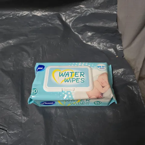 BOX OF 8 X WATER WIPES (80 WIPES PER PACK)