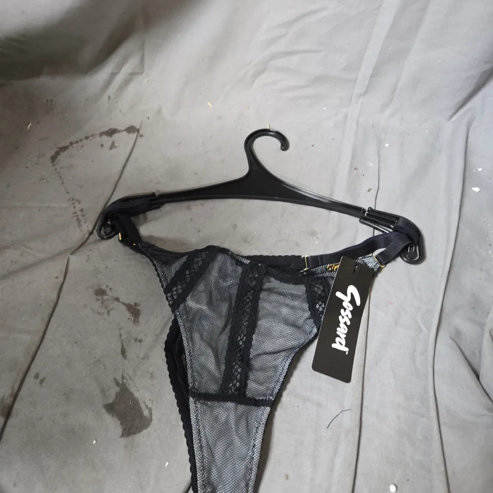 BOX OF APPROXIMATELY 25 ASSORTED CLOTHING ITEMS INCLUDING LISCA BRA , WHAT KATIE DID STOCKINGS , SUNFLAIR SWIMSUIT AND GOSSARD G STRING 