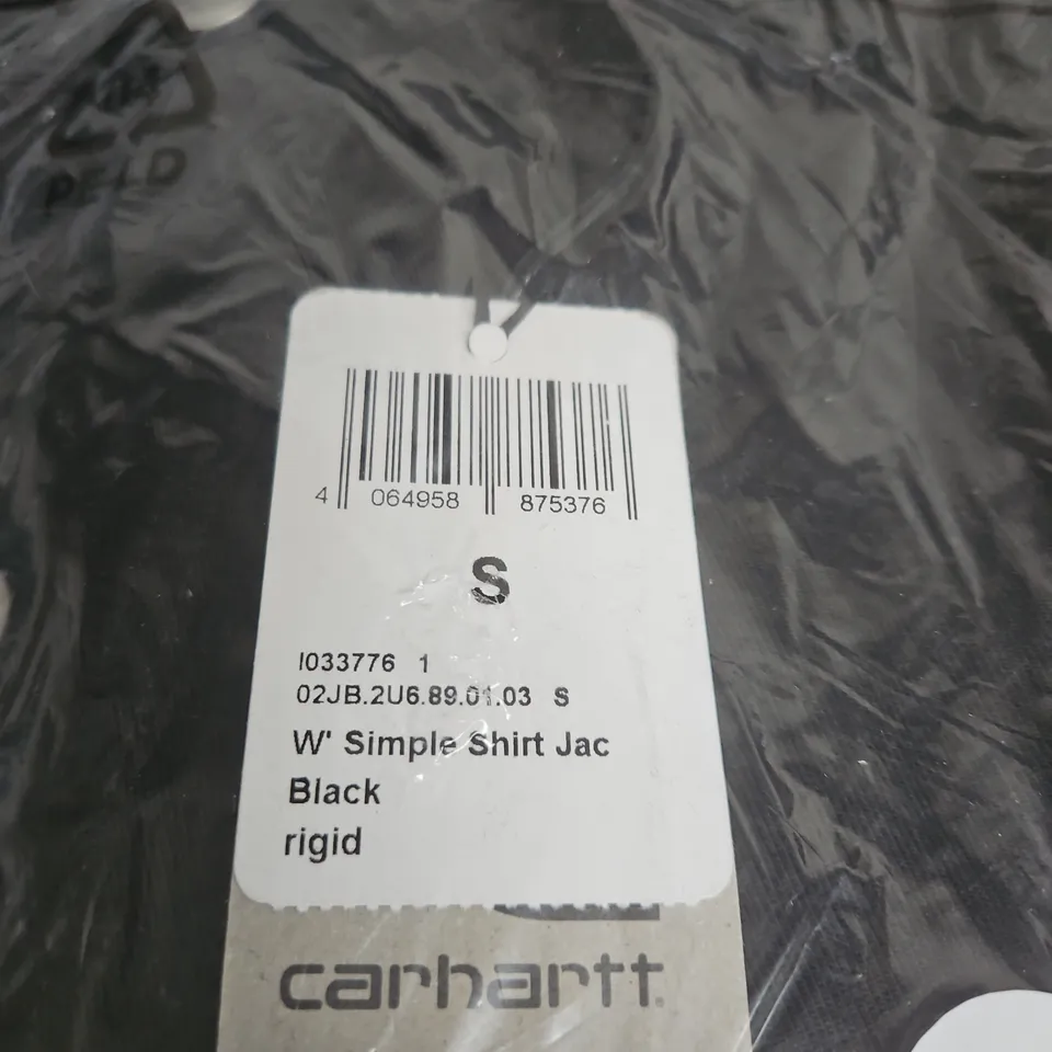 CARHARTT W' SIMPLE SHIRT JAC BLACK – UK S