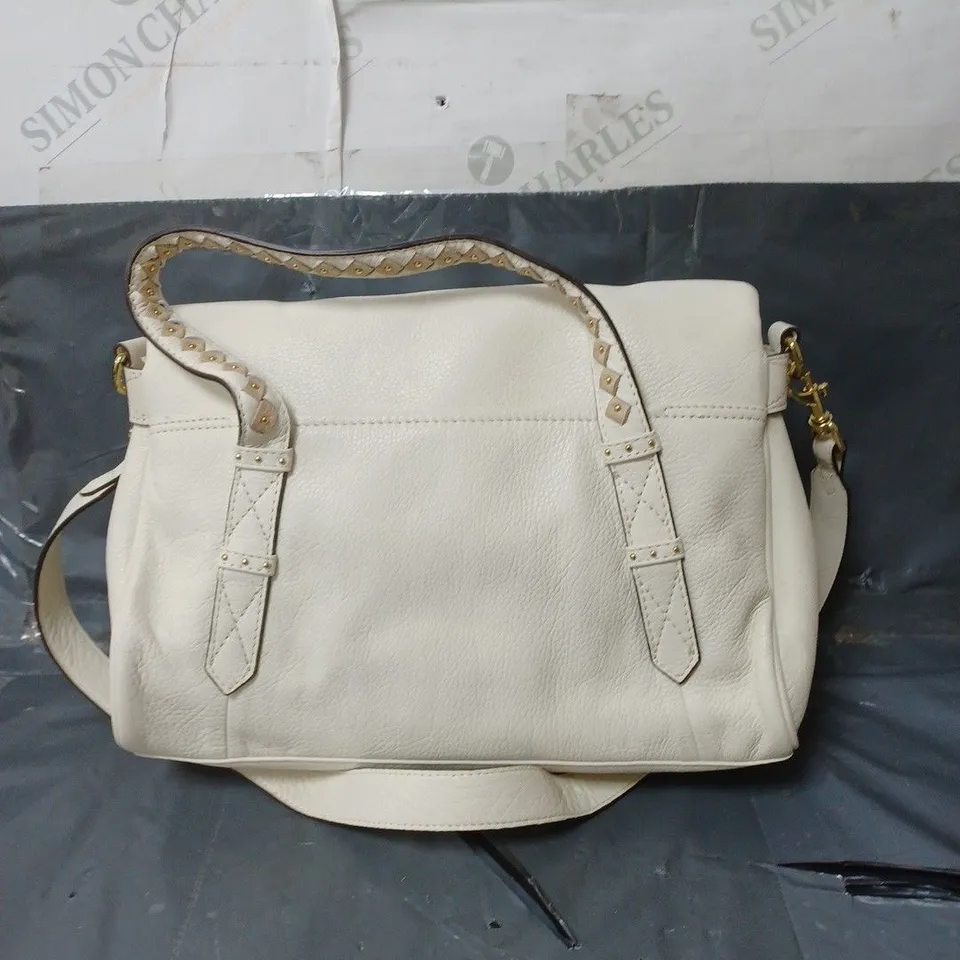 AIMEE KESTENBERG LEATHER HANDBAG CREAM