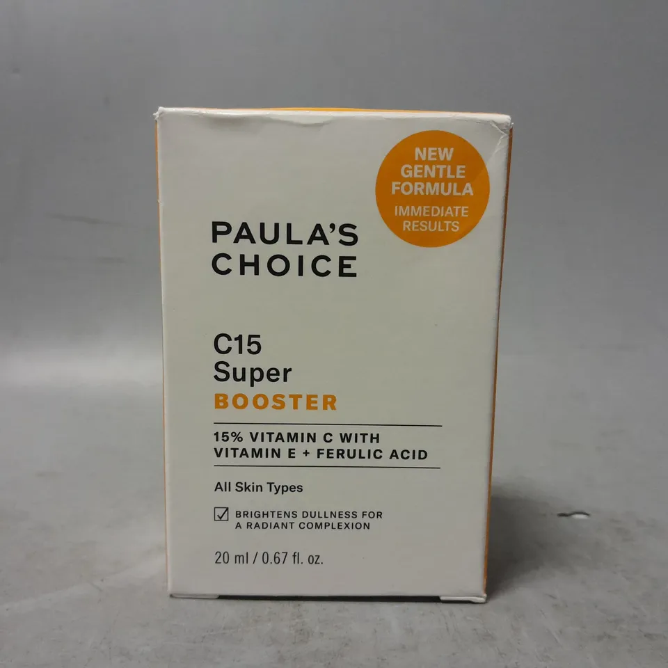 BOXED PAULA'S CHOICE C15 SUPER BOOSTER 20ML