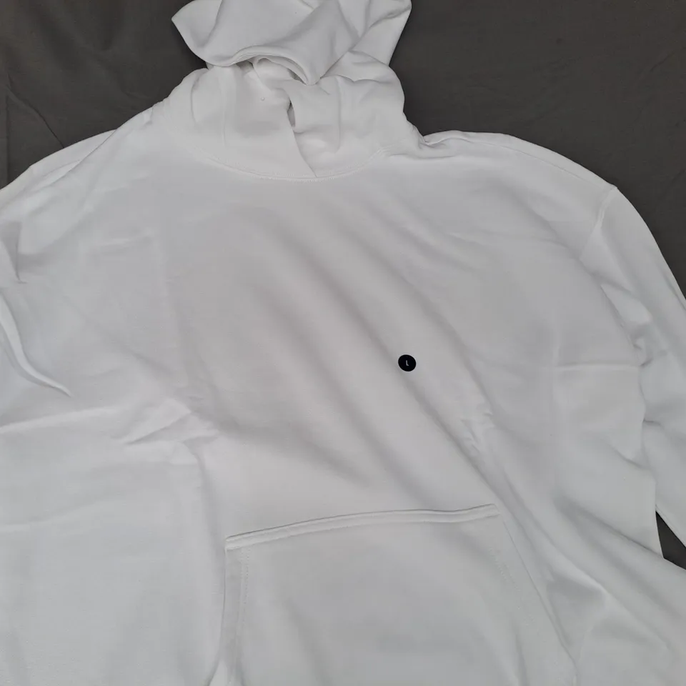 HOLLISTER HOODIE IN WHITE SIZE LARGE