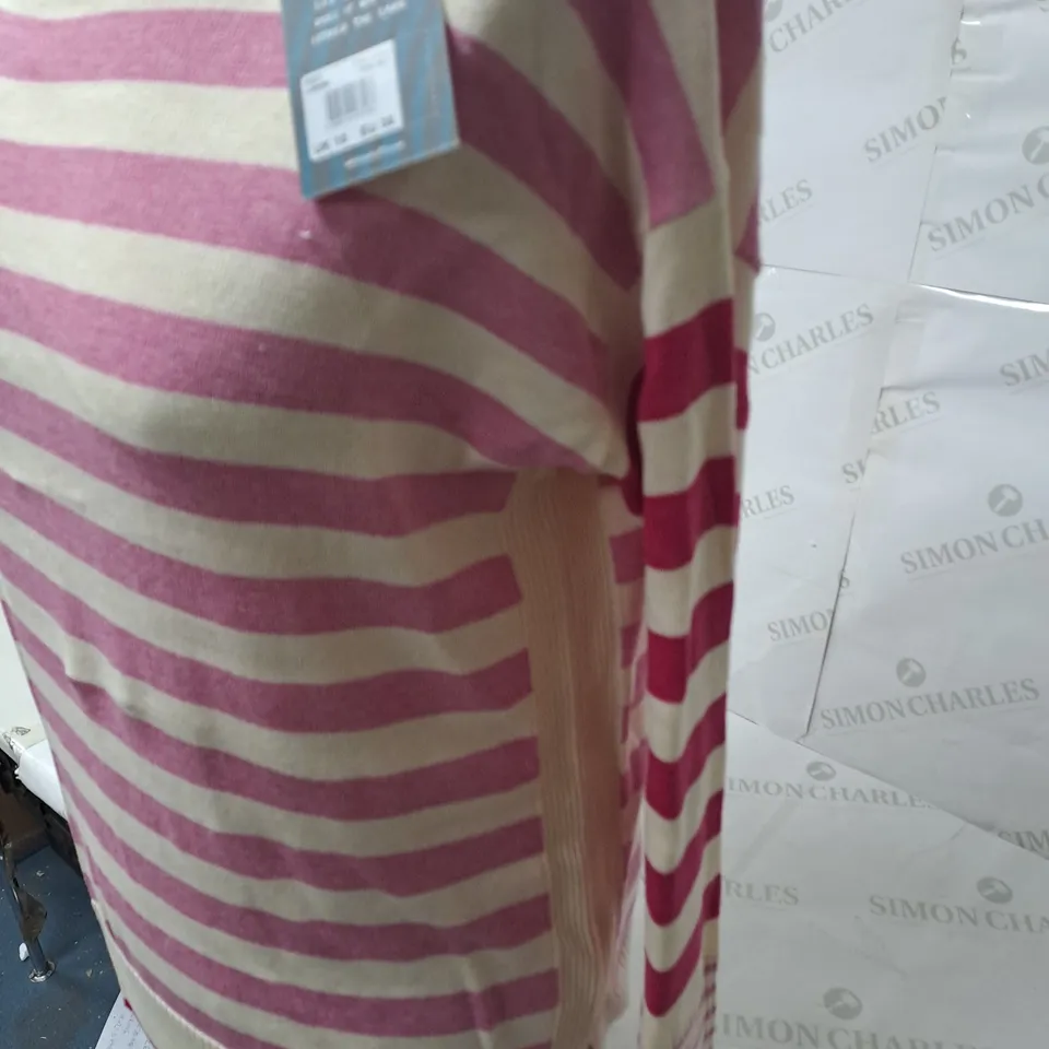 WHITE STUFF OLIVE JUMPER IN PINK - UK 10