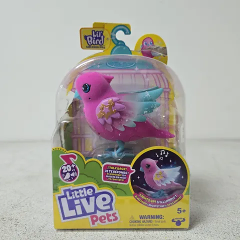 LITTLE LIVE PETS LIL' BIRD PINK BIRD FIGURE – BOXED