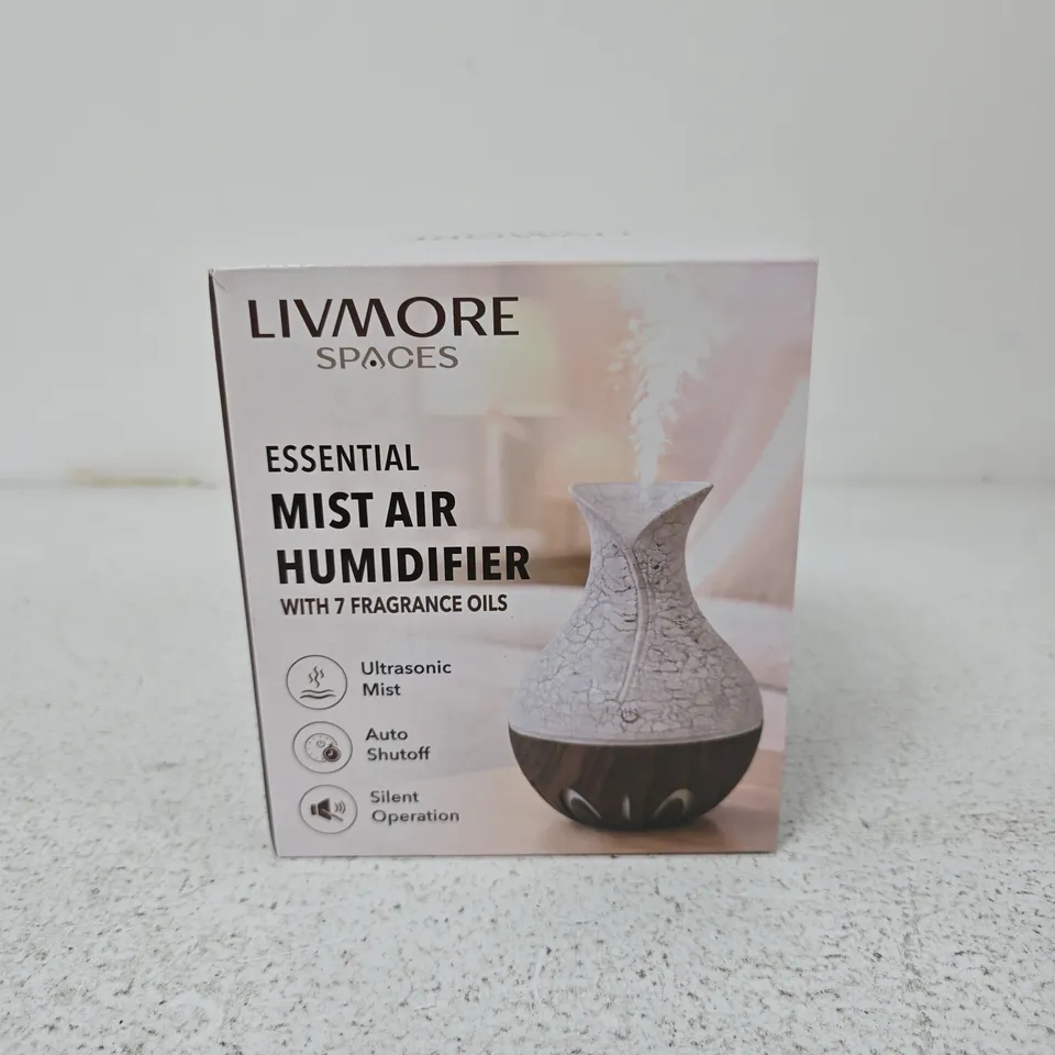 LIVMORE SPACES ESSENTIAL MIST AIR HUMIDIFIER