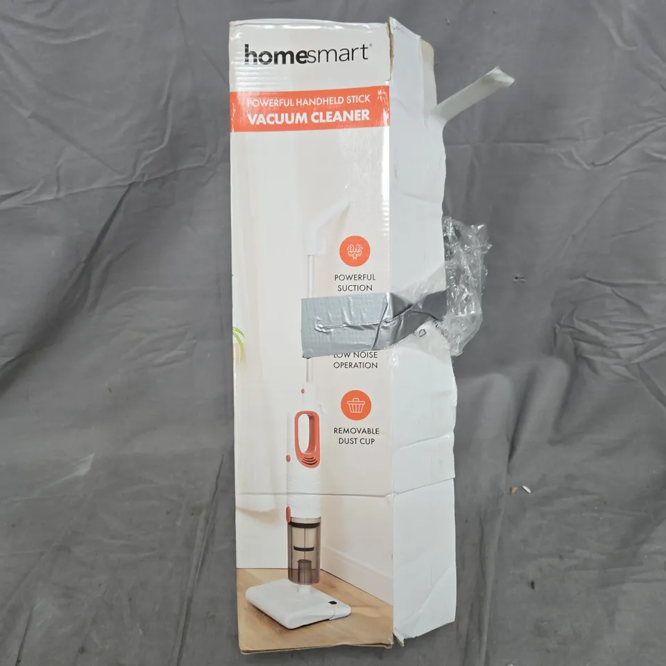 HOMESMART HANDHELD VACUUM CLEANER STICK – BOXED (DAMAGED PACKAGING)