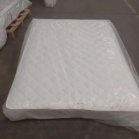 QUALITY BAGGED DOUBLE 135cm AIRSPRUNG LUXURY QUILTED MEDIUM MATTRESS