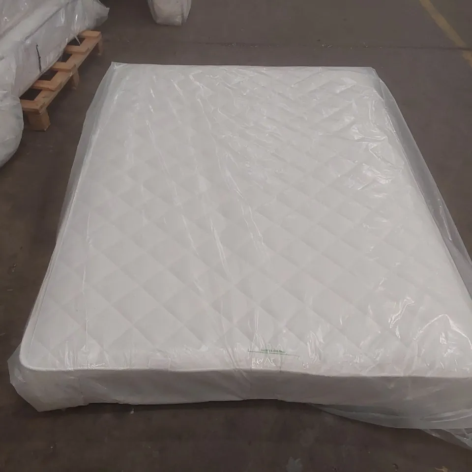 QUALITY BAGGED DOUBLE 135cm AIRSPRUNG LUXURY QUILTED MEDIUM MATTRESS