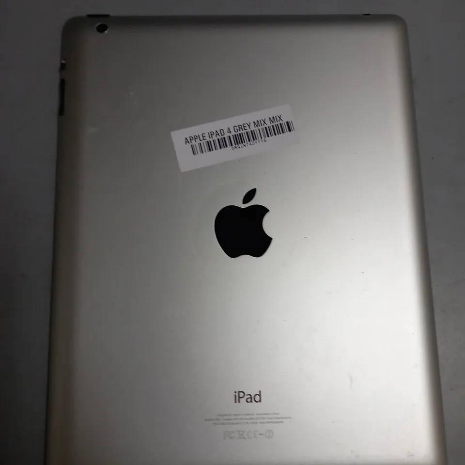 UNBOXED APPLE IPAD 4 GREY