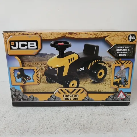 JCB TRACTOR RIDE ON TOY – BOXED