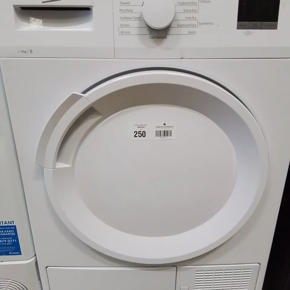 BEKO 9KG CONDENSER TUMBLE DRYER IN WHITE 