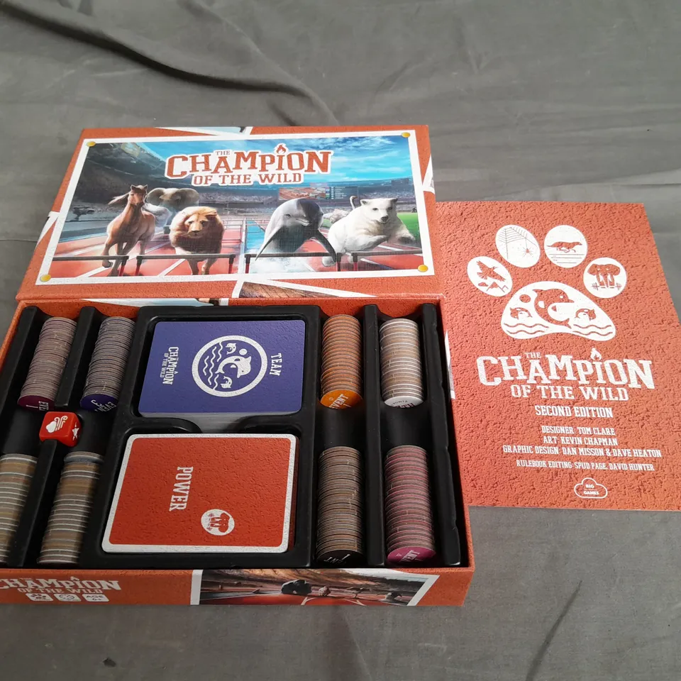 BOXED THE CHAMPION OF THE WILD