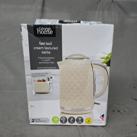 FAST BOIL CREAM TEXTURED KETTLE
