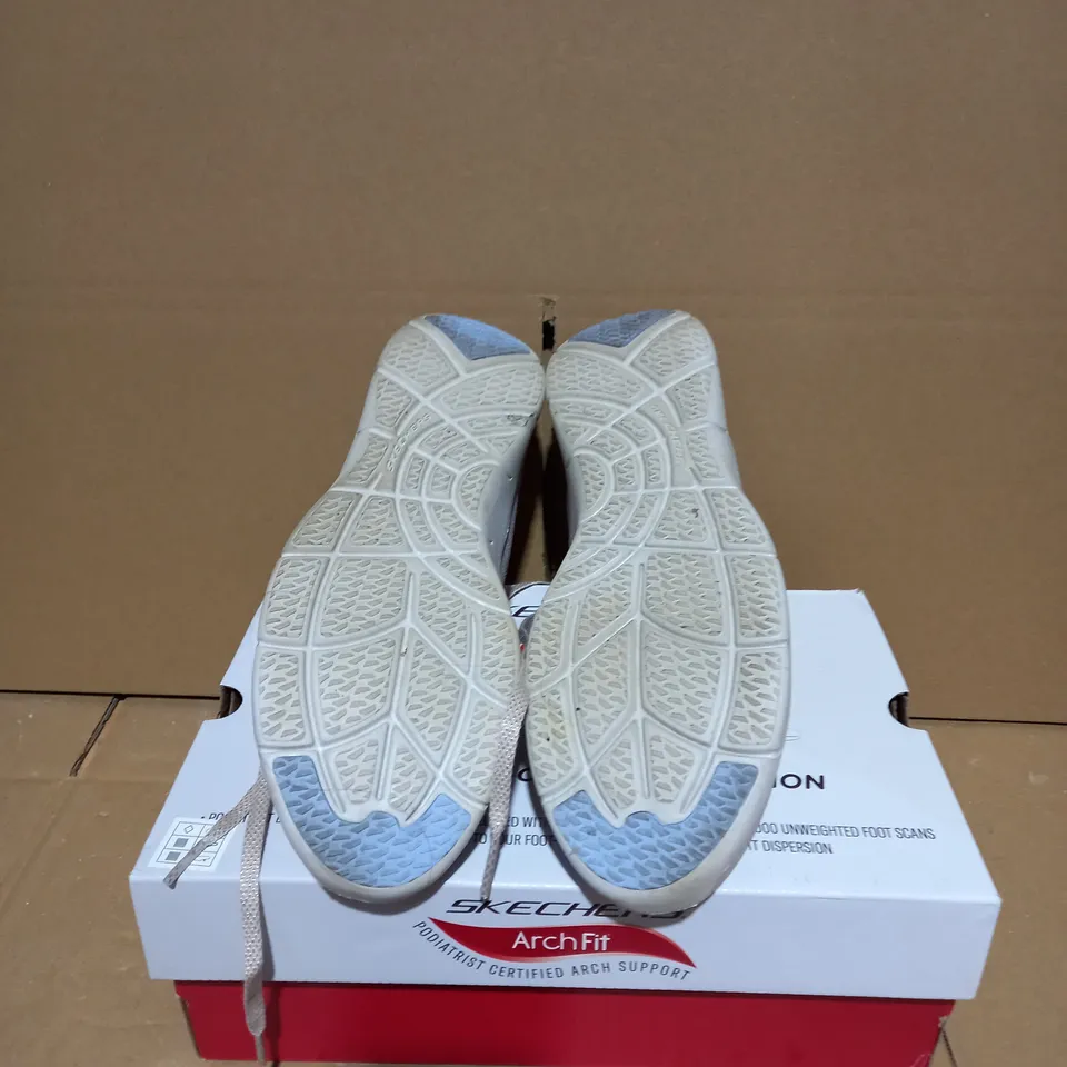 SKECHERS ARCH FIT REFINE TRAINERS TAUPE - SIZE 5.5 