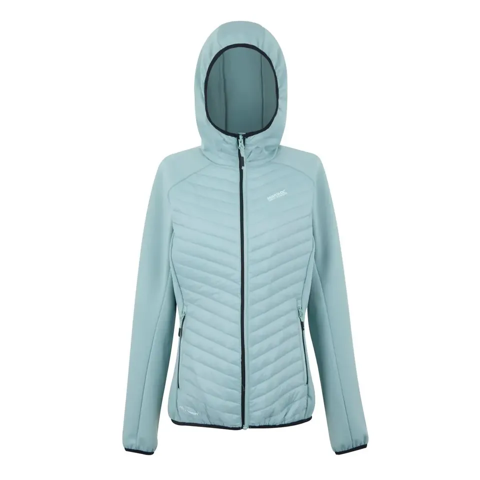 BRAND NEW REGATTA ANDRESON WOMEN'S HYBRID JACKET IN GREEN HAZE - 20