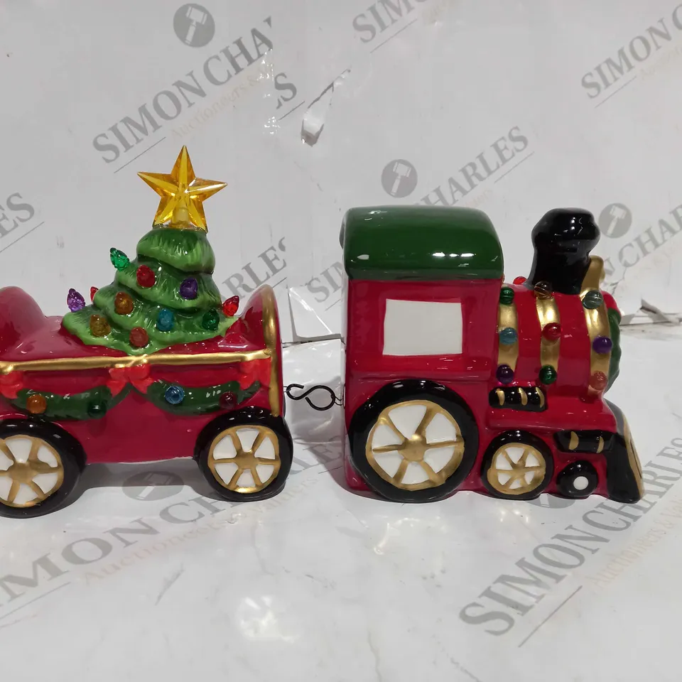 MR CHRISTMAS CERAMIC TABLETOP TRAIN