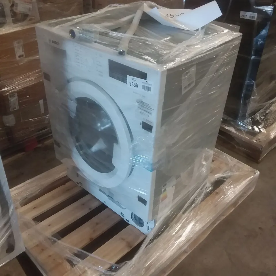 BOSCH SERIE 6 BUILT-IN WASHING MACHINE - WHITE
