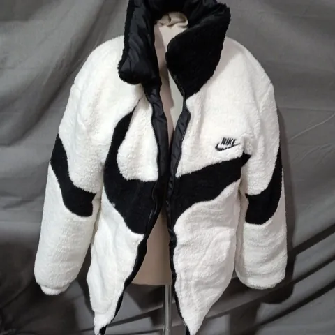 NIKE REVERSIBLE PUFFER JACKET β BLACK & WHITE, MEN'S SIZE L