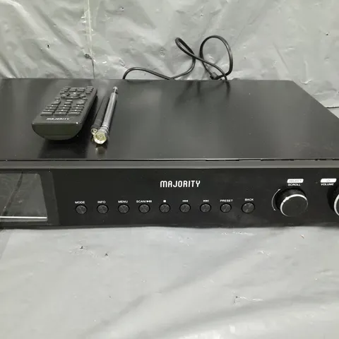 MAJORITY FITZWILLIAM 3 SMART INTERNET RADIO TUNER AND MUSIC SYSTEM BLACK