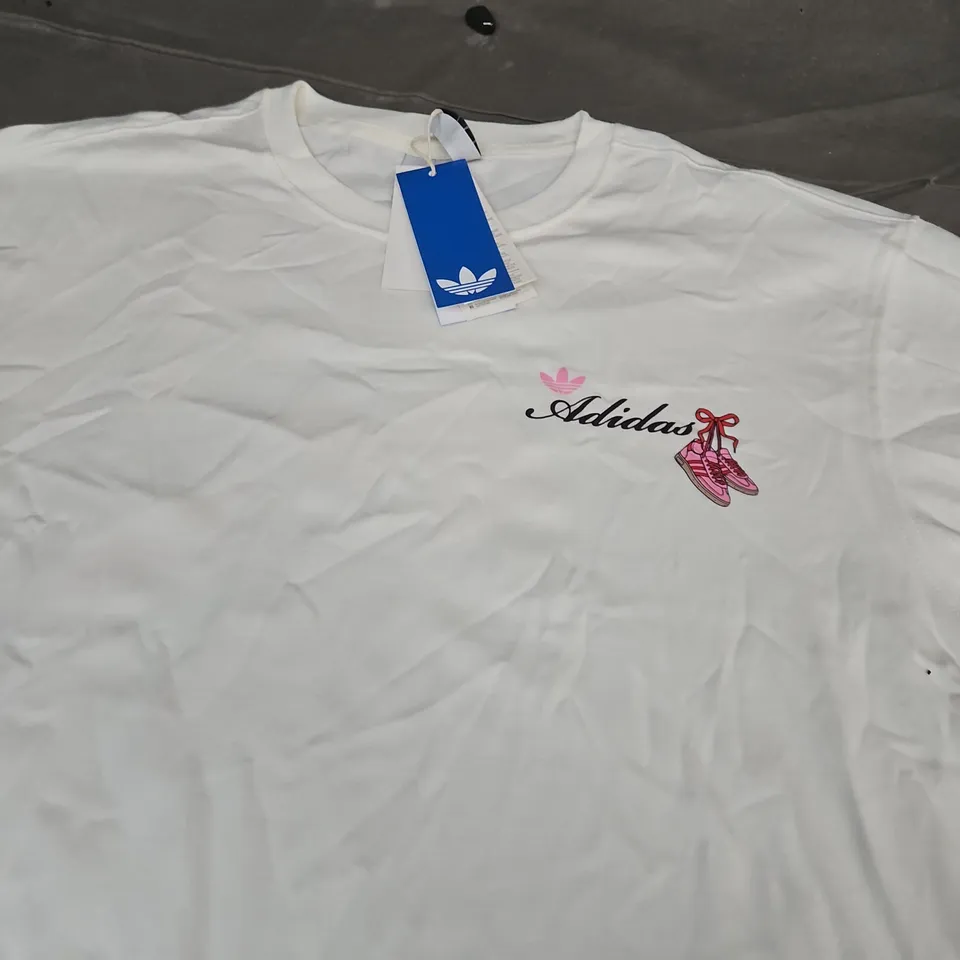 ADIDAS HANDBALL SPEZIAL T-SHIRT – WHITE - LARGE