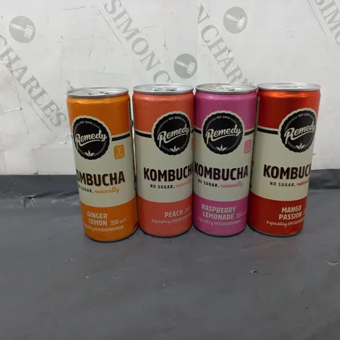 REMEDY KOMBUCHA 250ML CAN IN VARIOUS FLAVOURS 