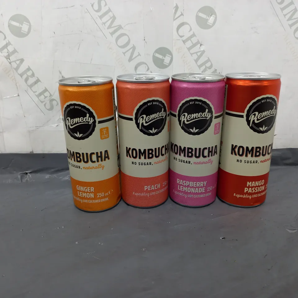 REMEDY KOMBUCHA 250ML CAN IN VARIOUS FLAVOURS 
