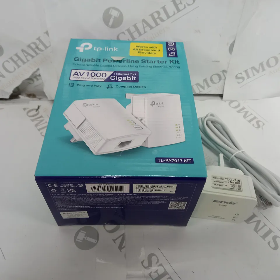 TP-LINK TL-PA7017 1-PORT GIGABIT POWERLINE STARTER KIT