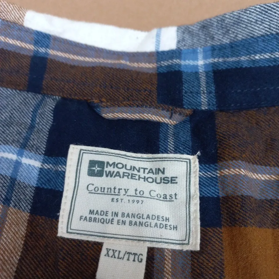 MOUNTAIN WAREHOUSE PLAID FLANNEL SHIRT – UK XXL