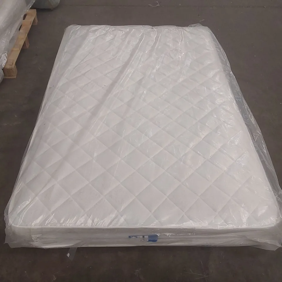 QUALITY BAGGED 120CM AIRSPRUNG MICRO QUILT SMALL DOUBLE MATTRESS RRP £209