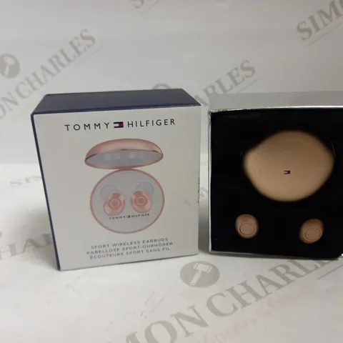 TOMMY HILFIGER WIRELESS EARBUDS METAL CASE ROSE 