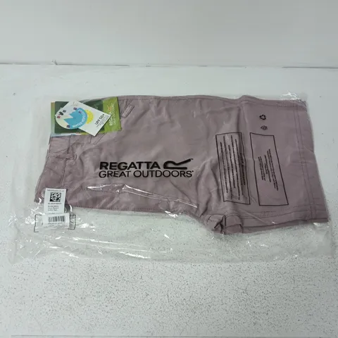 APPROXIMATELY 23 BRAND NEW REGATTA KIDS SOCCER SHORTS II IN HEATHER - 14YRS
