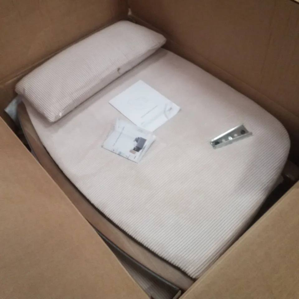 BOXED ROD ROCKING CHAIR - CORDUROY BEIGE