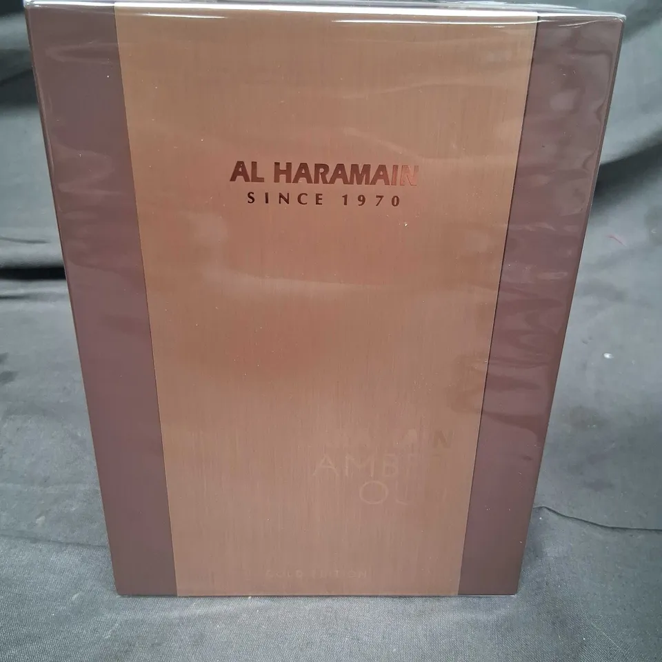 BOXED AND SEALED AL HARAMAIN AMBER OUD GOLD EDITION EAU DE PARFUM 60ML