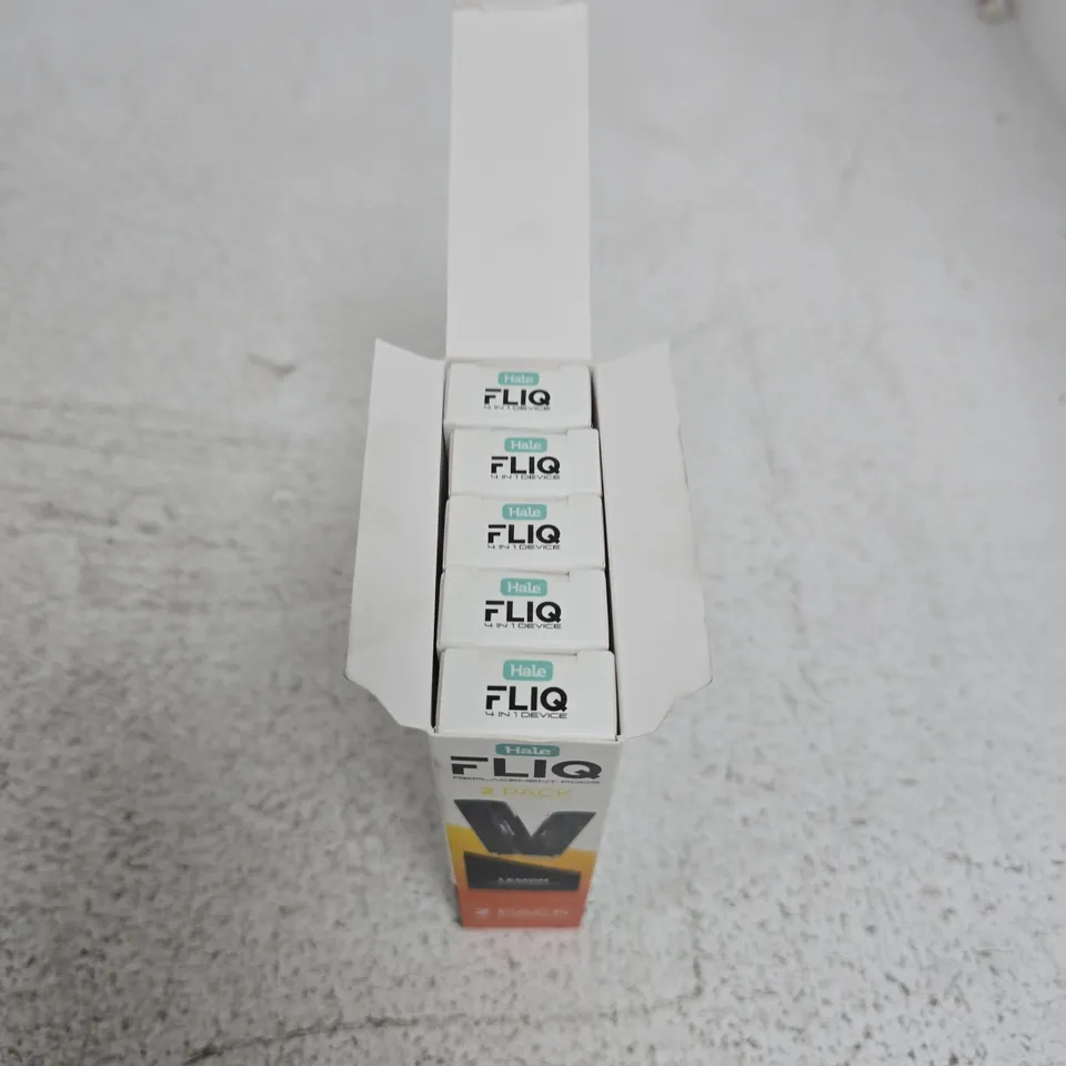 APPROXIMATELY 200 BOXED HALE FLIQ LEMON TANGERINE ICE REPLACEMENT POD PACKS (2 REPLACEMENT PODS PER PACK)