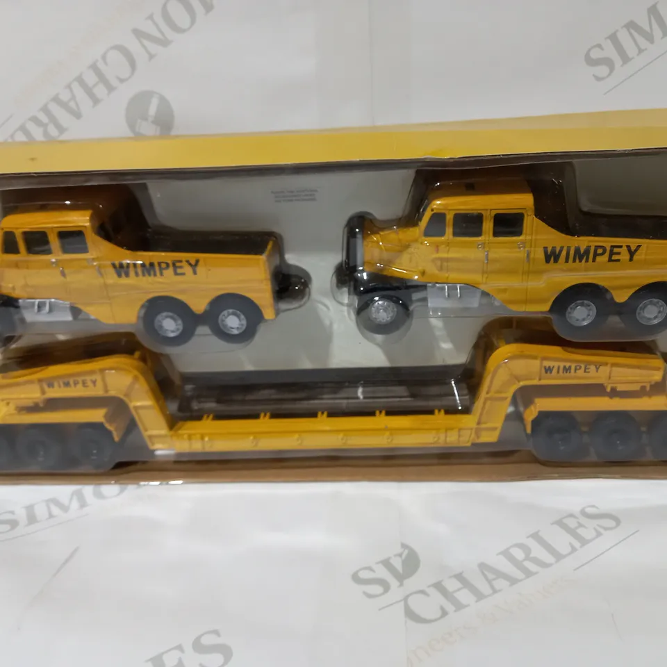 CORGI CLASSICS WIMPY SCAMMELL CONSTRUCTORS AND 24 WHEEL GIRDER TRAILER