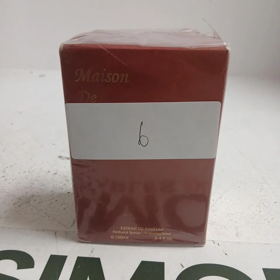 BOXED AND SEALED MAISON DE PARIS EXTRAIT DE PARFUM 100ML